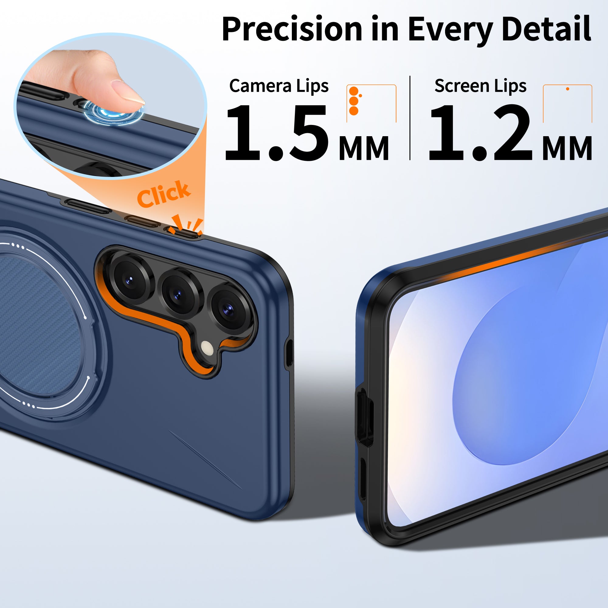 Gritup for Samsung Galaxy S25 Case [Compatible with MagSafe Accessories]:2 Pcs HD Screen Protectors,Built-in Kickstand,Dual Layer Shockproof,Camera Guard,Velvet Touch